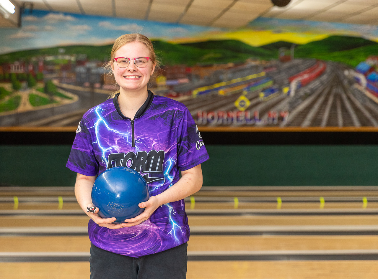 Arkport freshman Autumn Frechette smashes Hornell's Maple City Bowl record with 760 series