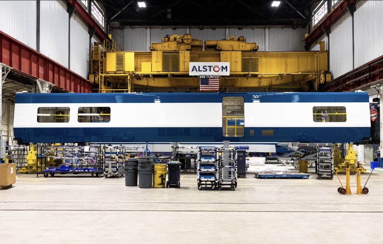 Alstom train from Hornell drawn by 10yearold attracts attention from the President The