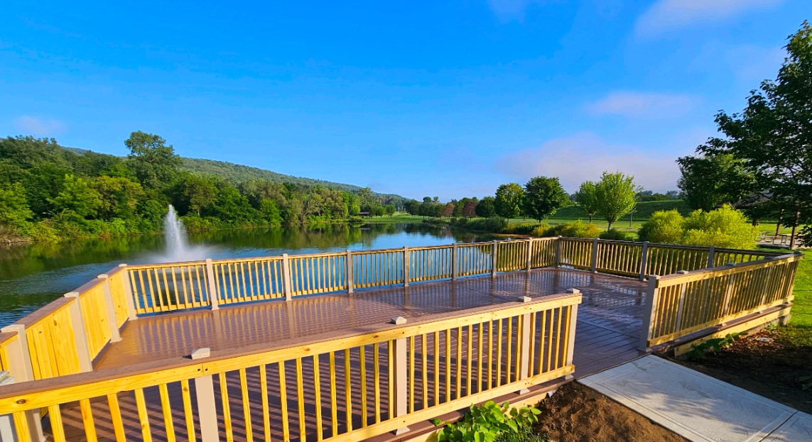 Fishing Pier Replacement Completed at Shawmut Park The HORNELL SUN
