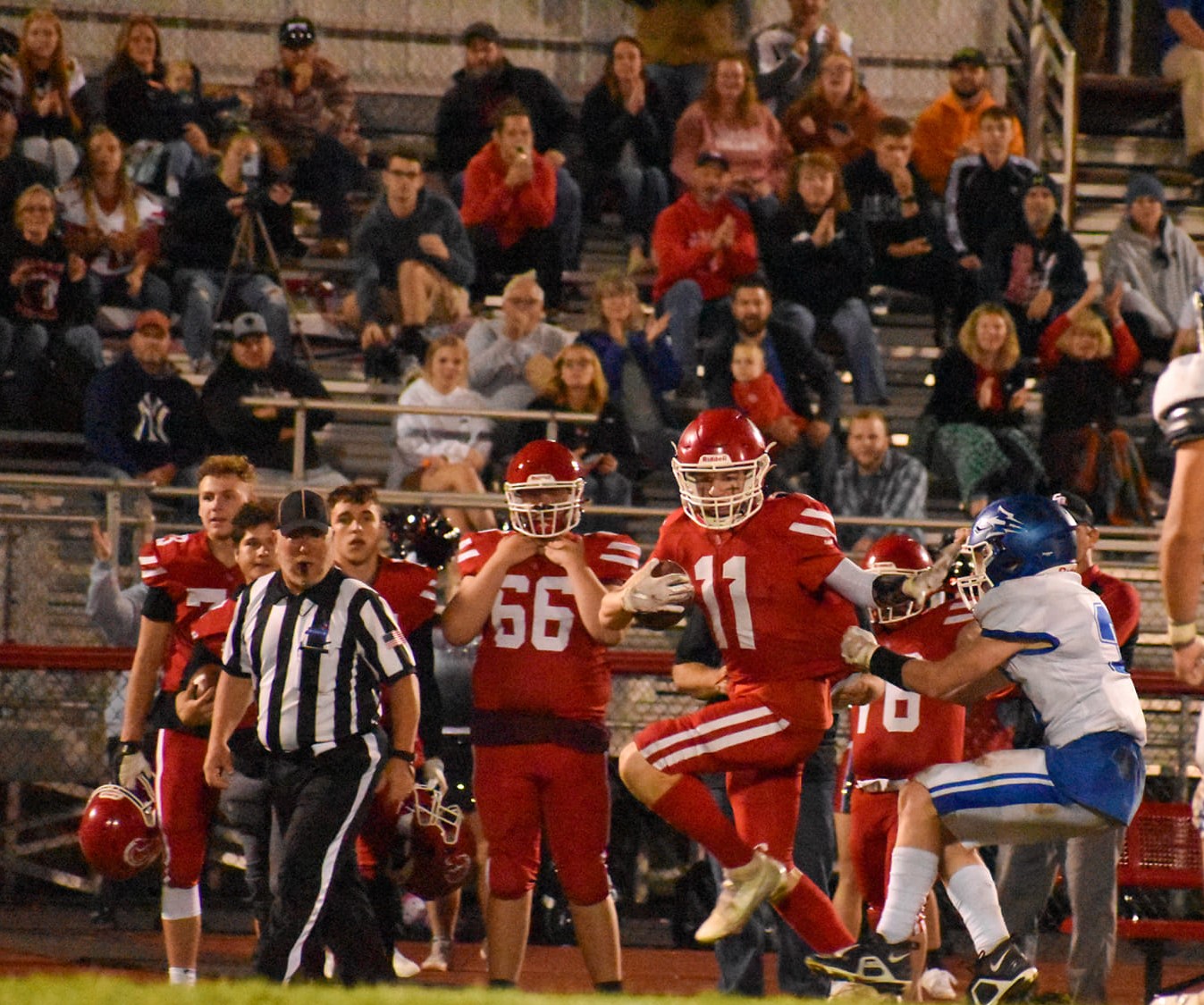 CanisteoGreenwood football conquest over GeneseoMt. Morris The