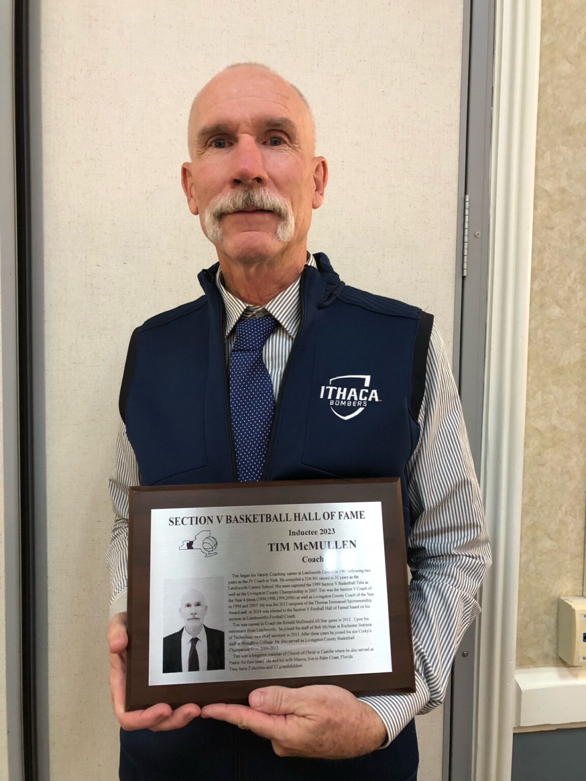 LCAA'S FINEST 'Sticks' McMullen inducted into Section V Basketball