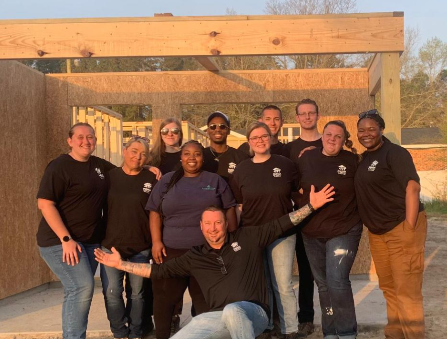 Eight Alfred State students spend spring break working with Habitat for