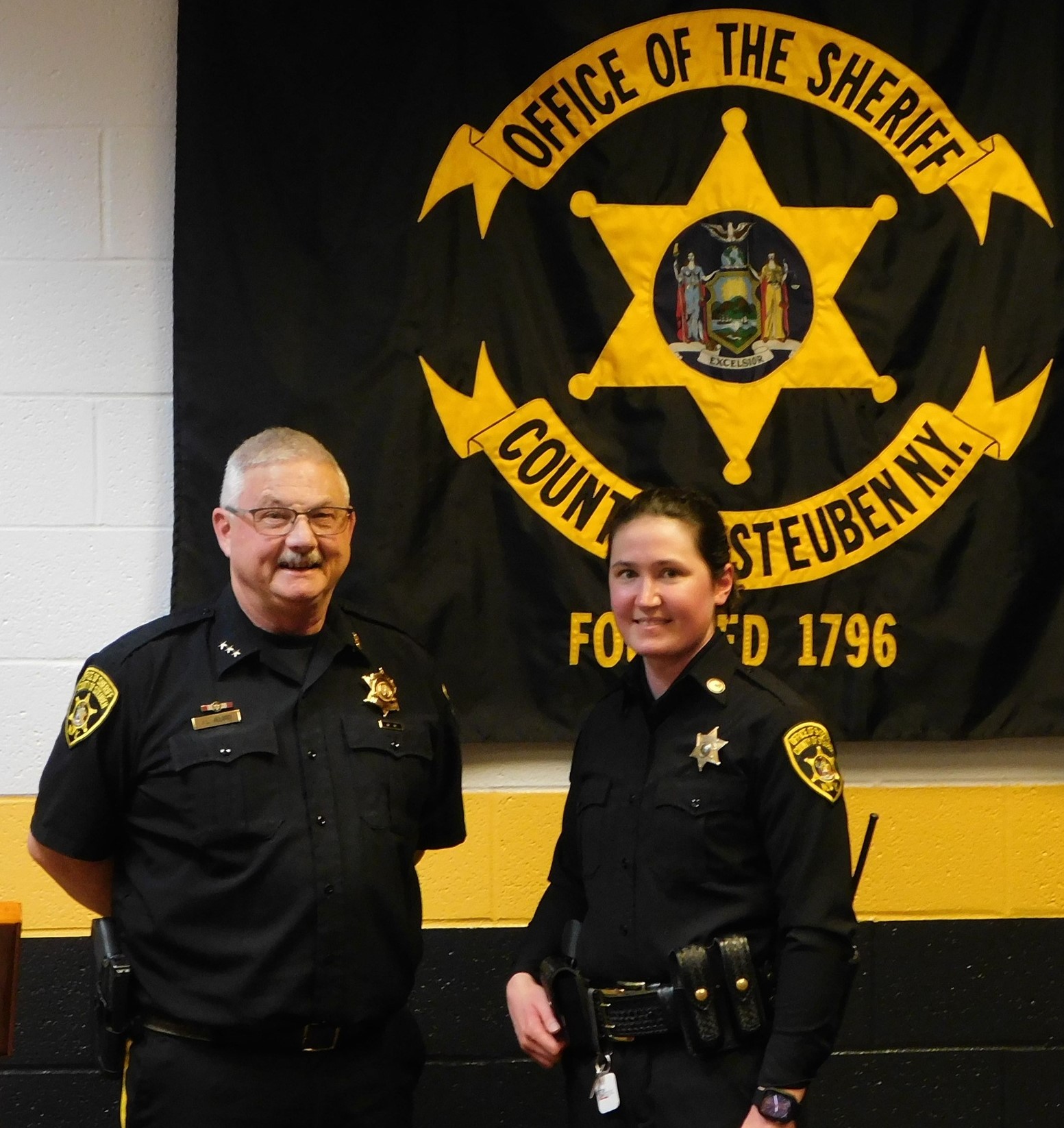 Rachael Hedges sworn into the SCSO Patrol Division - The HORNELL SUN
