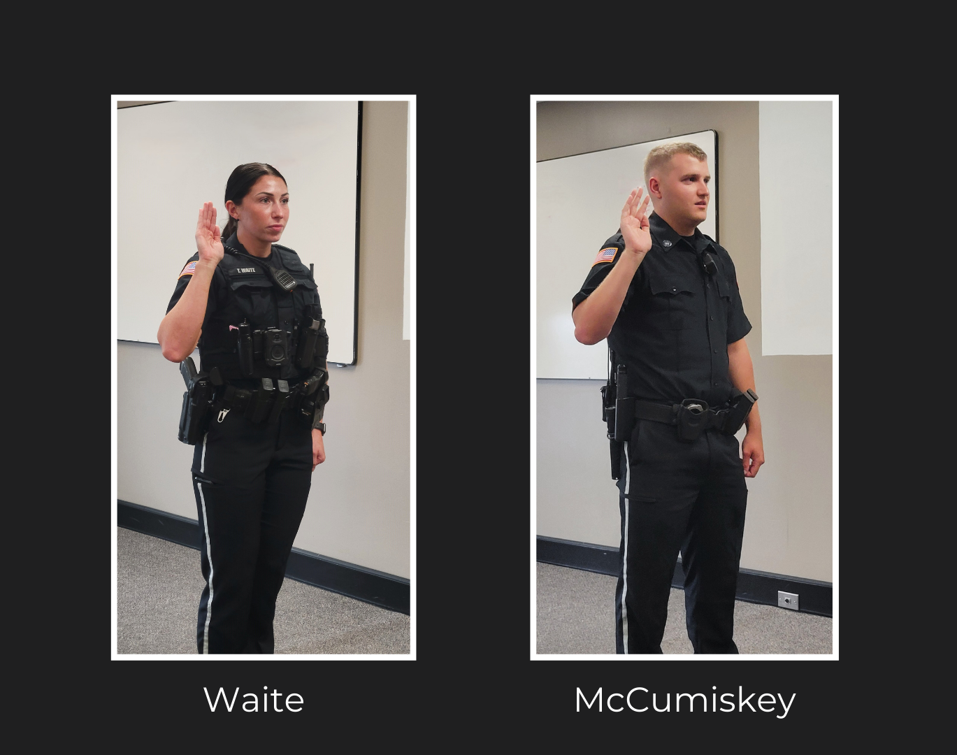 Hornell Police Department Swears In Two New Officers The HORNELL SUN